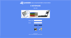 Desktop Screenshot of ekutuphane.casgem.gov.tr