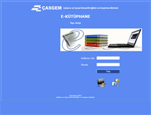 Tablet Screenshot of ekutuphane.casgem.gov.tr